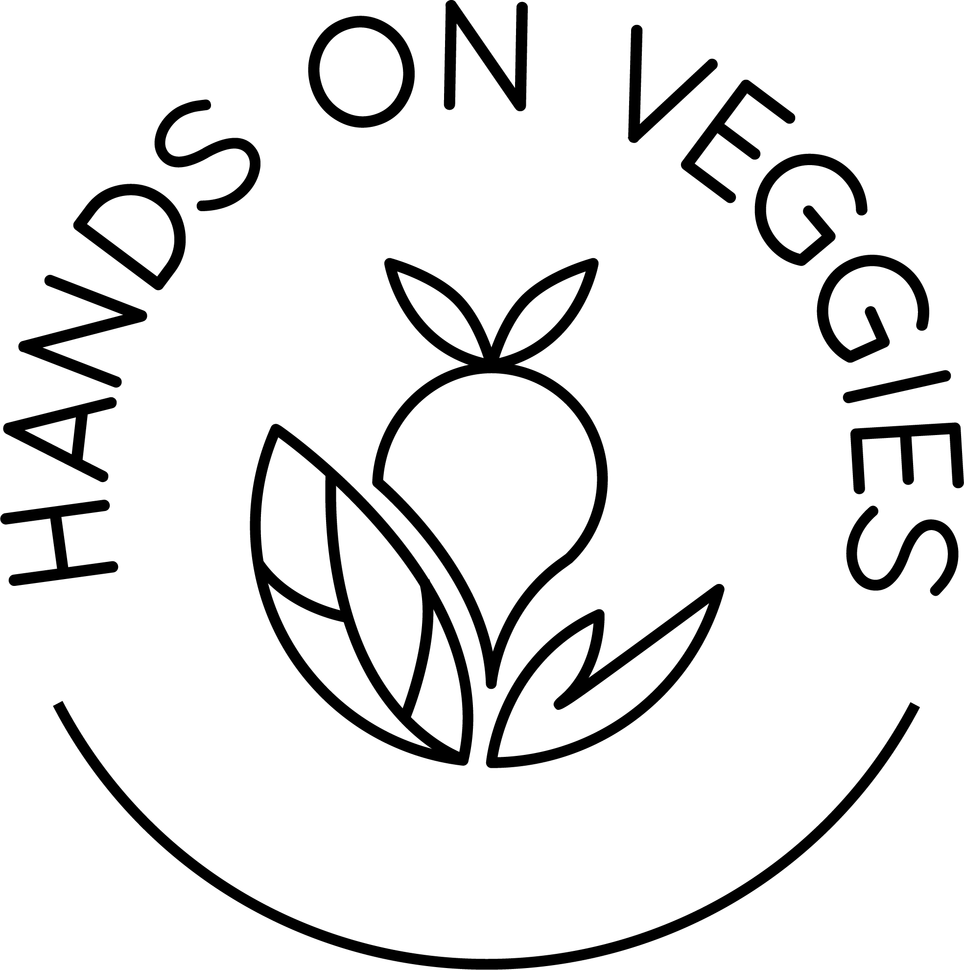HOV Logo schwarz rund